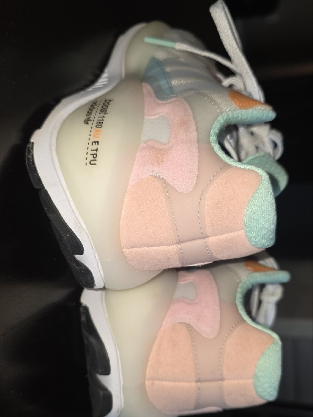 Adidas Women’s Sneakers - Mint, Peach & White - Picture 4 of 8